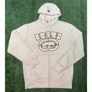 Y2K Ecko Unltd. Embroidered Zip-Up Hoodie Size Medium
